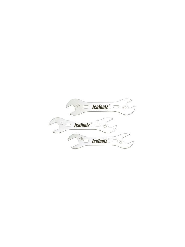 IceToolz Cone Wrench Set 3-part: 13x14/15x16/17x18mm, 37X3