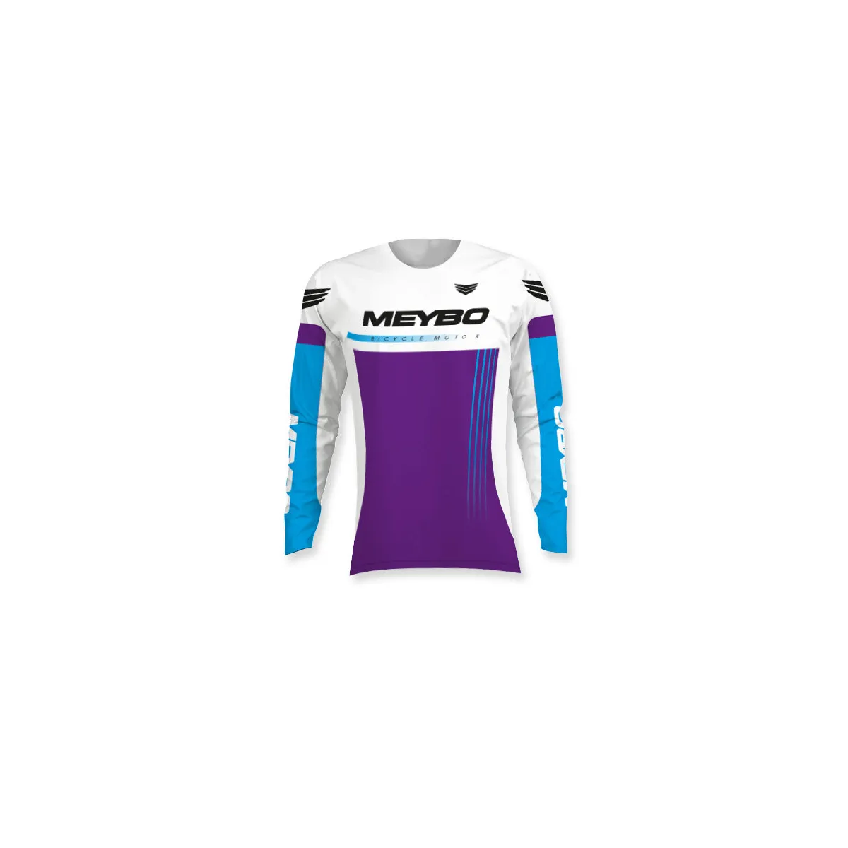 Meybo Race Jersey Prime SlimFit White/Purple