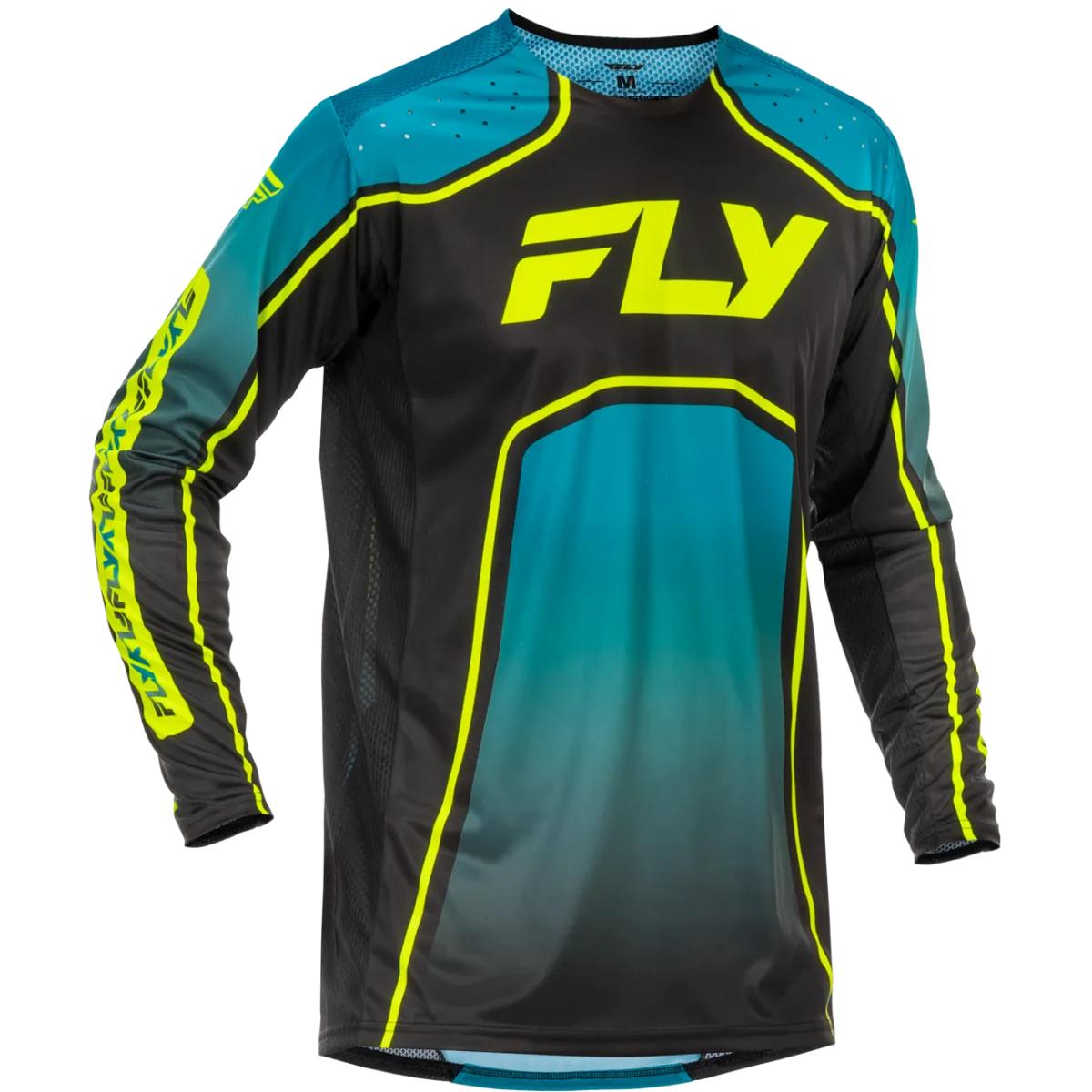 Fly Rayce Bicycle Jersey 2026 Teal/Black/Lime