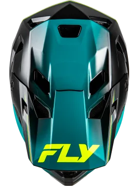 Fly Rayce Repeat Helmet Black/Teal/Hi-Vis