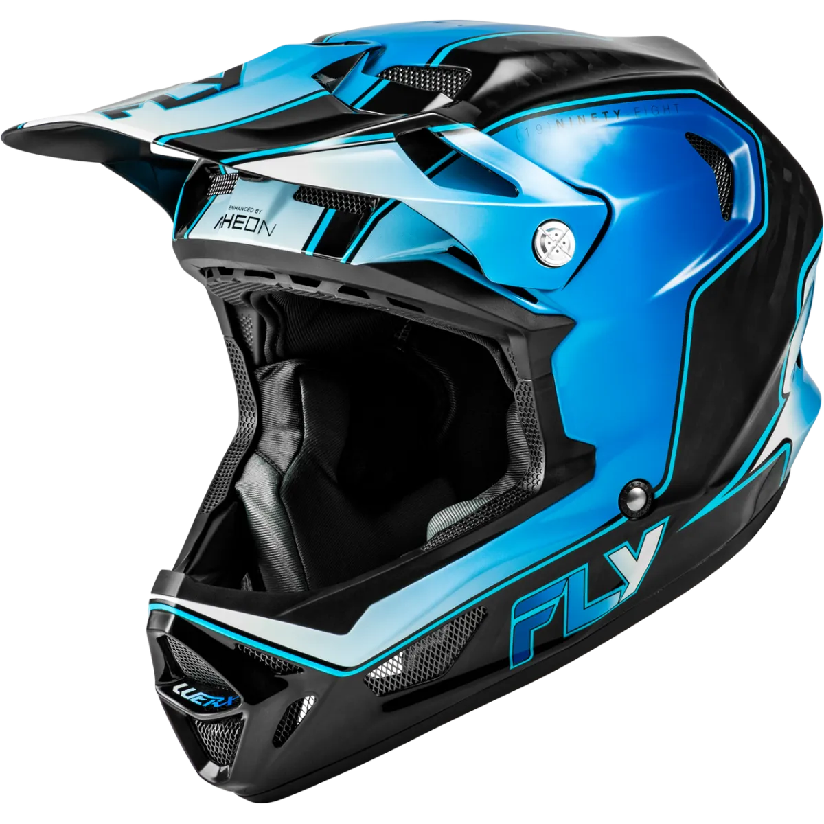 Fly Werx-R Flow Carbon Helmet Black/Blue/white