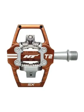 HT T2 SX Bmx Pedal Root Beer
