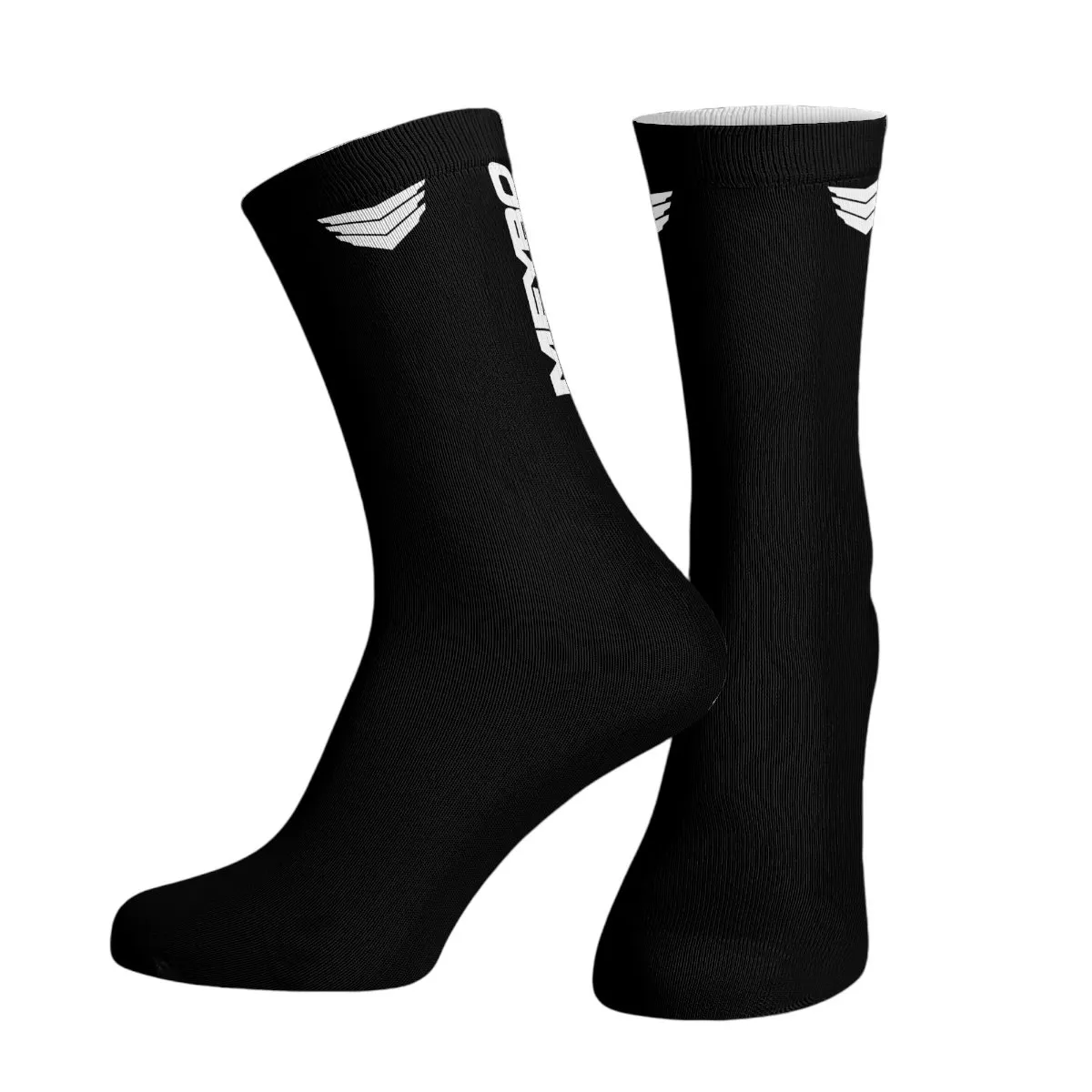 Meybo Ribbed Crew Sock Factory Black