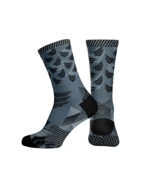 Meybo Ribbed Crew Sock Phantom Grey