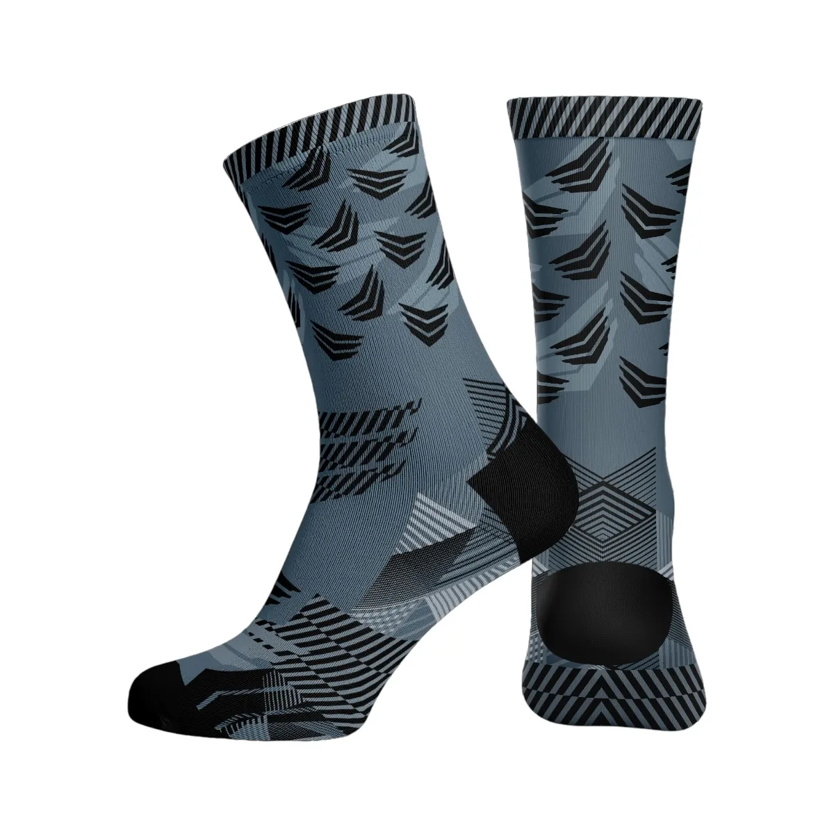 Meybo Ribbed Crew Sock Phantom Grey