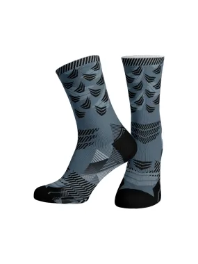 Meybo Ribbed Crew Sock Phantom Grey