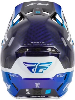 Fly Formula S Carbon Byte Helmet Bluecarbon/Blue/White