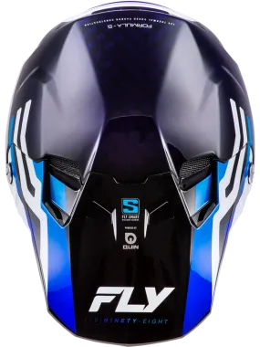 Fly Formula S Carbon Byte Helmet Bluecarbon/Blue/White