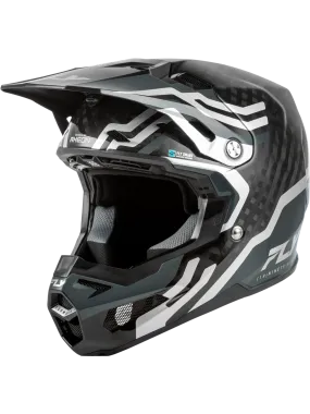 Fly Formula S Carbon Byte Helmet Blackcarbon/Grey/silver