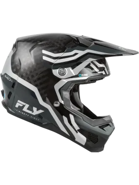Fly Formula S Carbon Byte Helmet Blackcarbon/Grey/silver