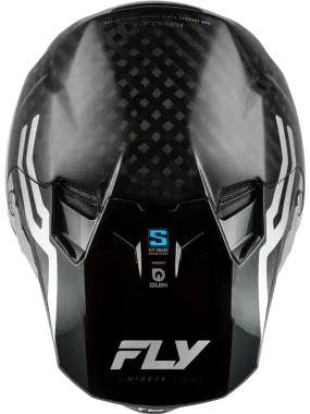 Fly Formula S Carbon Byte Helmet Blackcarbon/Grey/silver
