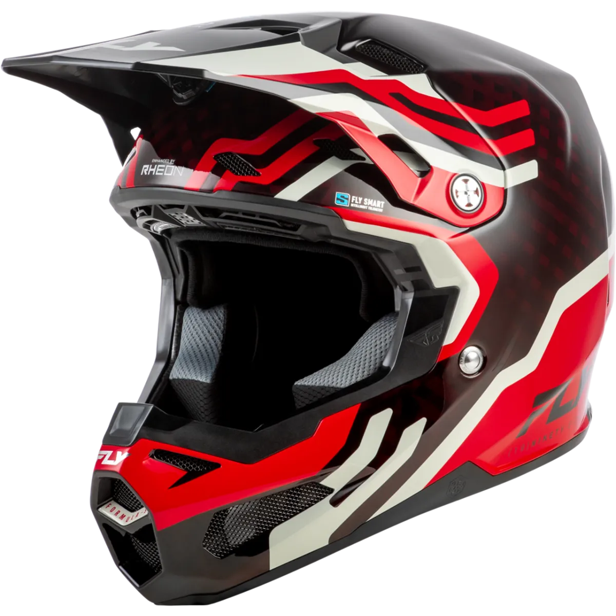 Fly Formula S Carbon Byte Helmet Redcarbon/Red/Grey