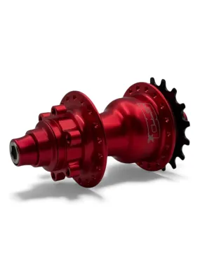 SD-X Sniper Expert Disc Rear Hub 10 mm Red
