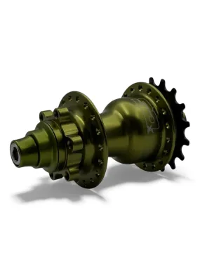 SD-X Sniper Expert Disc Rear Hub 10 mm Lime