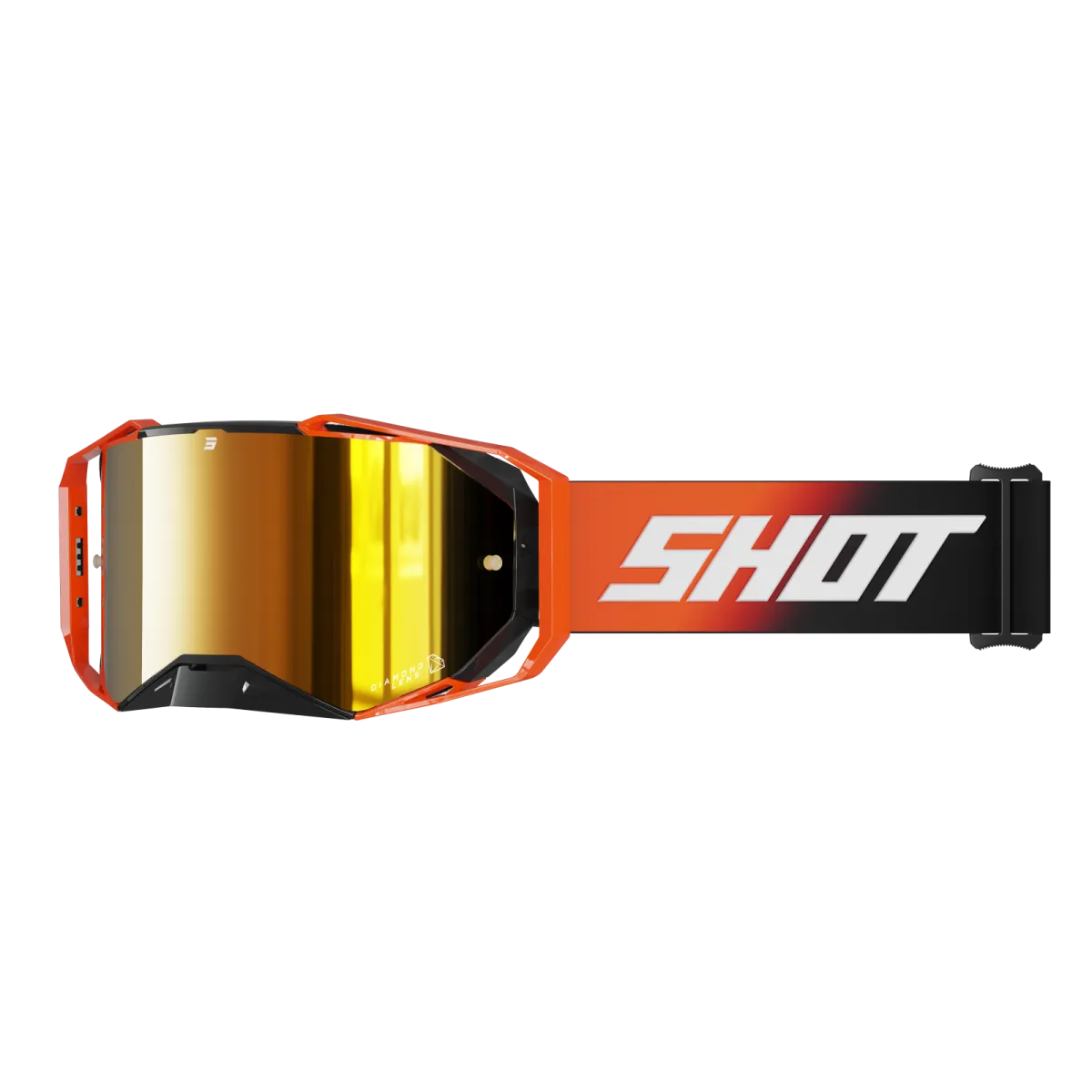 Shot Lite Goggle Solid Orange Glossy