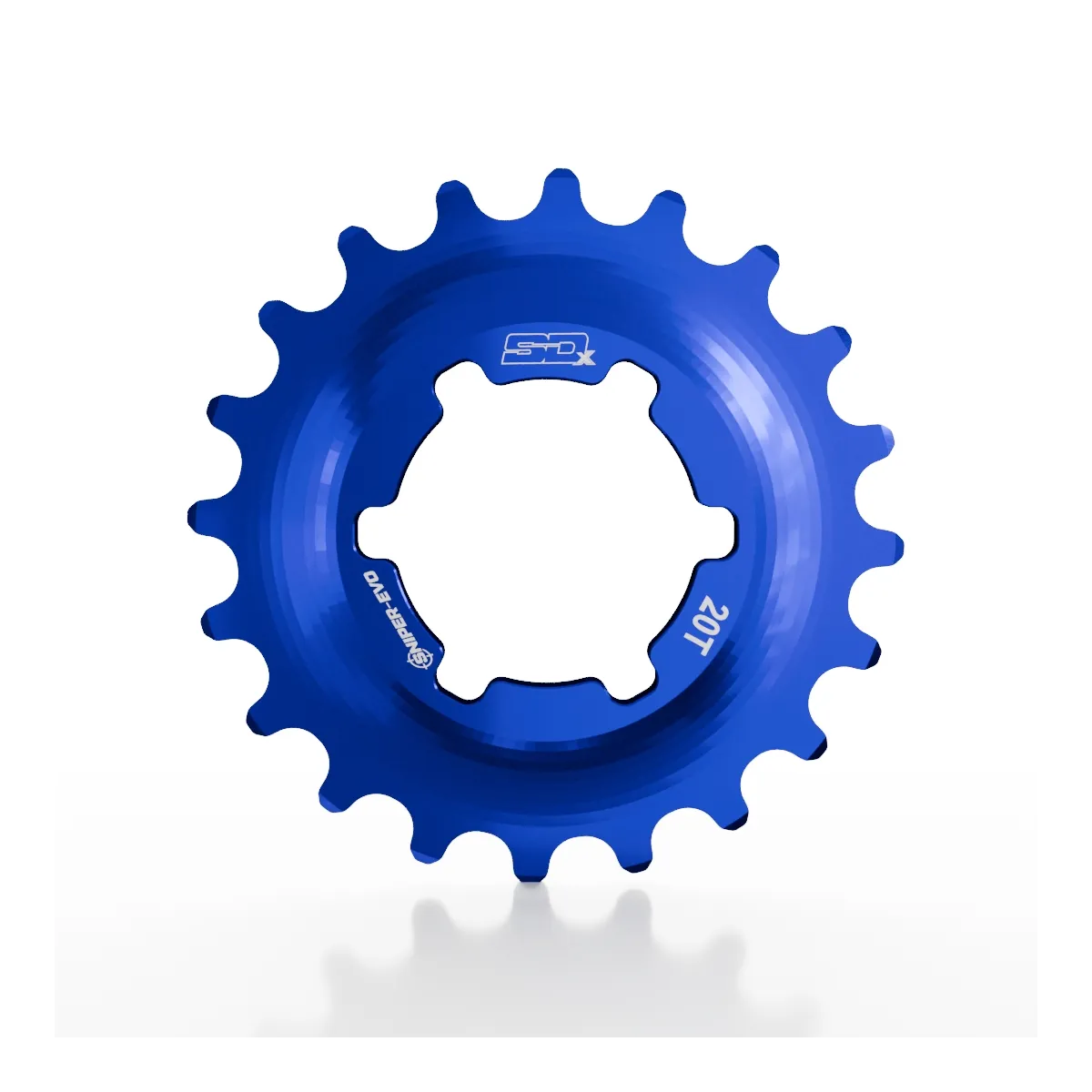 SD-X Sniper Evo Alloy Cog Blue