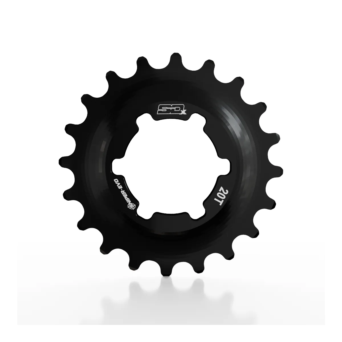SD-X Sniper Evo Alloy Cog Black