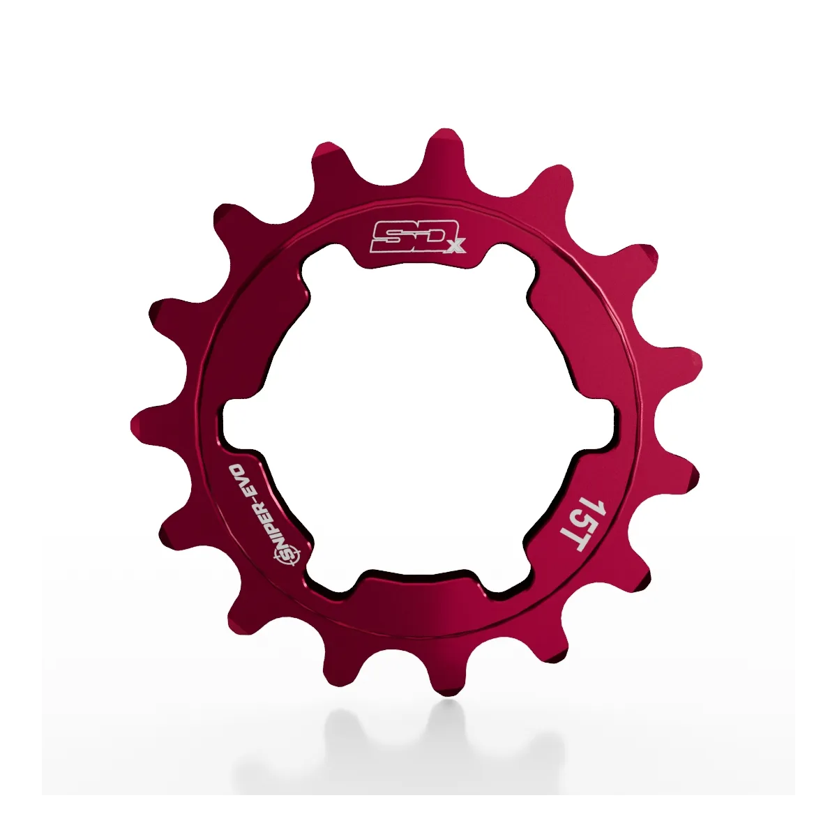 SD-X Sniper Evo Alloy Cog Red