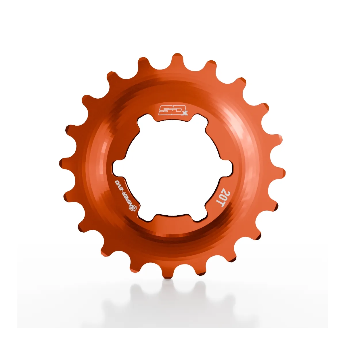 SD-X Sniper Evo Alloy Cog Orange