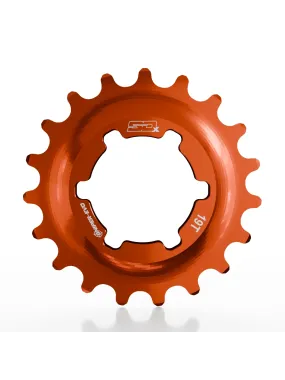 SD-X Sniper Evo Alloy Cog Orange