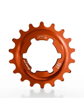 SD-X Sniper Evo Alloy Cog Orange