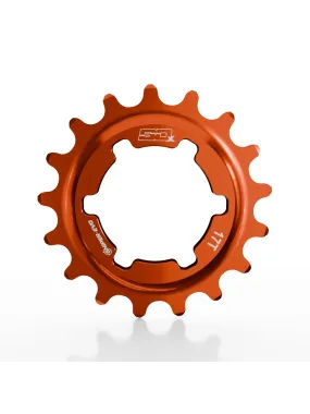 SD-X Sniper Evo Alloy Cog Orange