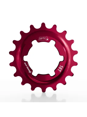 SD-X Sniper Evo Alloy Cog Red