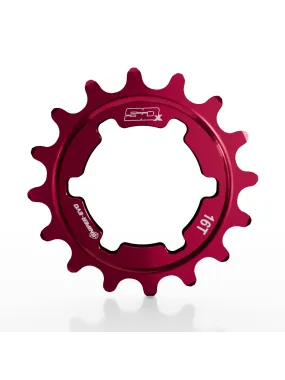SD-X Sniper Evo Alloy Cog Red