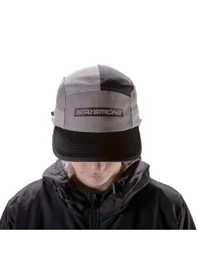 Stay Strong Faster 6 Panel Cap Grey