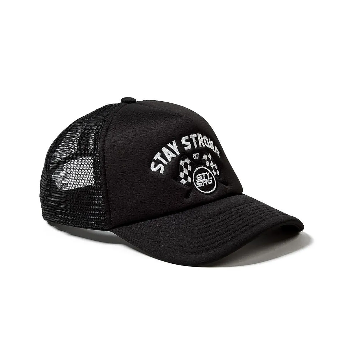 Stay Strong Speed & Style Mesh Trucker Cap Black