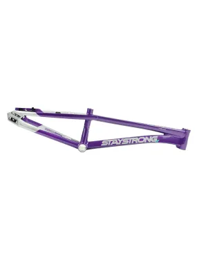 Stay Strong V5.1 BMX Race Frame Purple/Silver