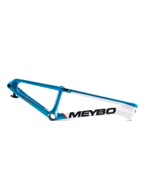 Meybo 2026 HSX Carbon Bmx Race Frame Matte White/Orange/Teal