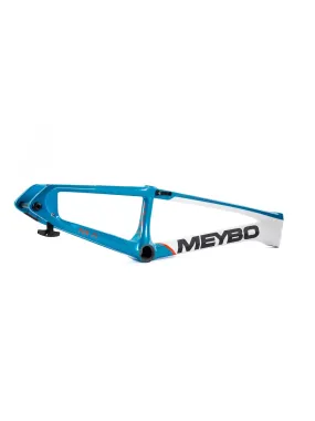 Meybo 2026 HSX Carbon Bmx Race Frame Matte White/Orange/Teal