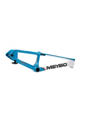 Meybo 2026 HSX Carbon Bmx Race Frame Matte White/Orange/Teal