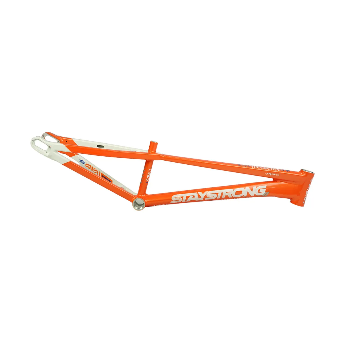 Stay Strong V5.1 BMX Race Frame White/Orange