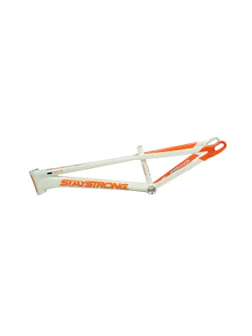Stay Strong V5.1 BMX Race Frame White/Orange