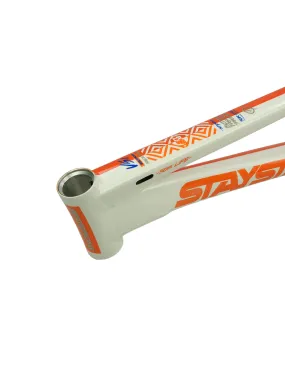 Stay Strong V5.1 BMX Race Frame White/Orange