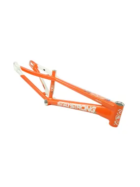 Stay Strong V5.1 BMX Race Frame White/Orange